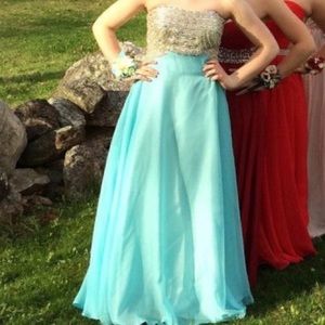 Strapless Prom Dress